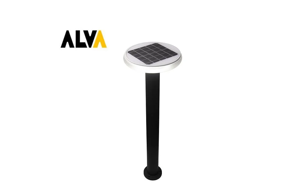 All in One 7W LED Solar Garden Light Bollard Outdoor IP65