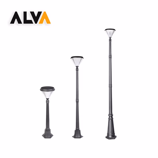 Dissuasore a LED solare tutto in uno da 750 mm di altezza per marciapiedi o carreggiate IP65 per esterni